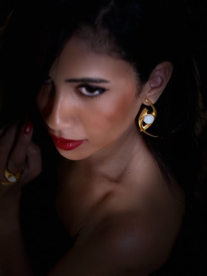 Heh Earrings (هـ)